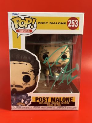 Funko POP! Rocks Post Malone - Knight Post Malone Signée par Post Malone avec Authentification + Boîte Acrylique