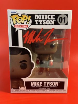 Funko POP! Boxing Mike Tyson Signée par Mike Tyson avec Authentification + Boîte Acrylique
