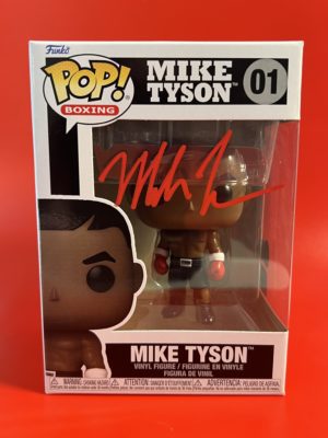 Funko POP! Boxing Mike Tyson Signiert von Mike Tyson mit Authentifizierung + Acrylbox