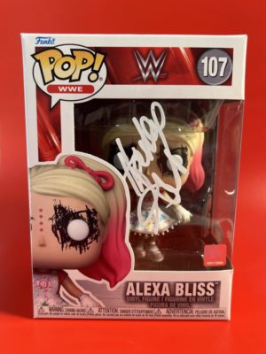 Funko POP! WWE Alexa Bliss Signée par Alexis Cabrera (Alexa Bliss) avec Authentification + Boîte Acrylique