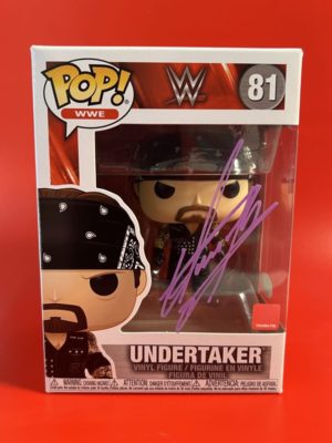 Funko POP! WWE Undertaker Edition Limitée Signée par Mark William Calaway (Undertaker) avec Authentification + Boîte Acrylique