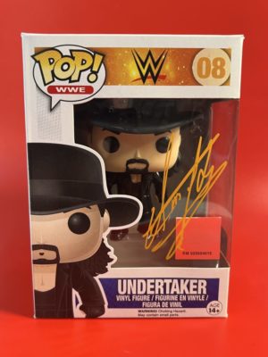 Funko POP! WWE Undertaker Signée par Mark William Calaway (Undertaker) avec Authentification + Boîte Acrylique