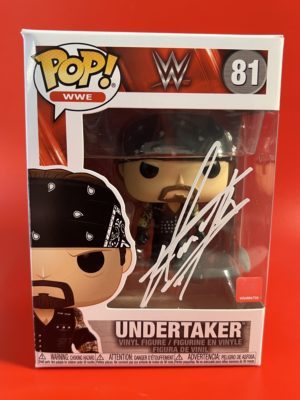 Funko POP! WWE Undertaker Limited Edition Signed by Mark William Calaway (Undertaker) with Authentication + Acrylic Box