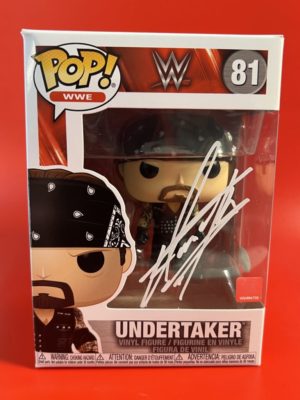Funko POP! WWE Undertaker Edition Limitée Signée par Mark William Calaway (Undertaker) avec Authentification + Boîte Acrylique