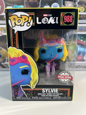 Funko POP! Television Loki - Sylvie Blacklight Limited Edition - Imperfect Box