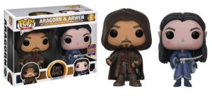 Funko POP! 2-Pack Movies Lord of the Rings Aragorn & Arwen Limited Edition Summer Convention 2017