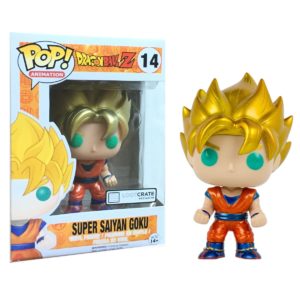 Funko POP! Animation Dragon Ball Z Super Saiyan Goku Metallisch Limitierte Auflage Loot Crate