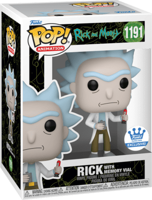 Funko POP! Animation Rick & Morty Rick with Memory Vial Limitierte Auflage