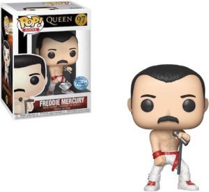 Funko POP! Rocks Queen Freddie Mercury (Shirtless Concert) Diamond Edition Limitée