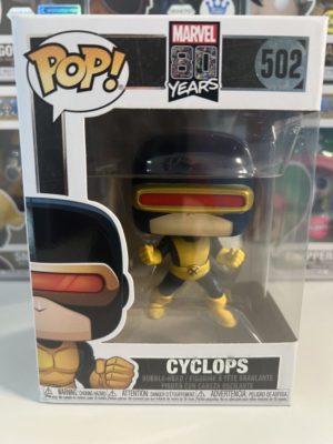 Funko POP! Marvel 80ème Anniversaire X-Men Première Apparition Cyclops - Boîte Imparfaite