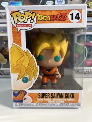 Funko POP! Animation Dragon Ball Z Super Saiyan Goku - Boîte Imparfaite
