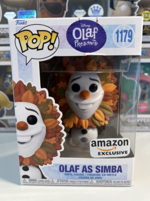 Funko POP! Disney Olaf Presents Olaf as Simba Limitierte Auflage Amazon - Unvollkommene Box
