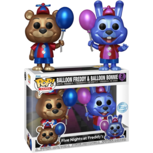 Funko POP! 2-Pack Games Five Nights at Freddy's Balloon Freddy & Balloon Bonnie Metallic Limited Edition