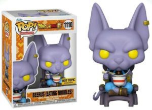 Funko POP! Animation Dragon Ball Super Beerus (Eating Noodles) Edition Limitée Hot Topic