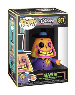 Funko POP! Disney L’Étrange Noël de Monsieur Jack Lumière Noire Mayor