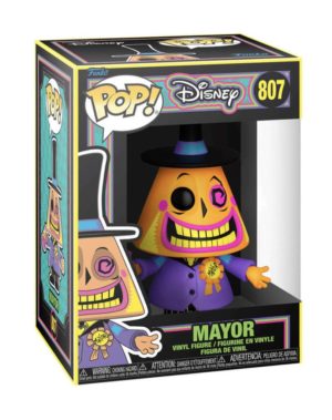 Funko POP! Disney L’Étrange Noël de Monsieur Jack Lumière Noire Mayor