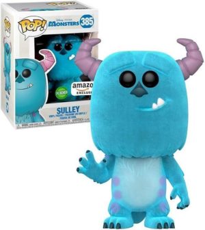 Funko POP! Disney Pixar Monsters, Inc. Sulley (Waving) Flocked Limited Edition Amazon