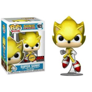 Funko POP! Games Sonic the Hedgehog Super Sonic Metallic Limited Edition Chase AAA Anime