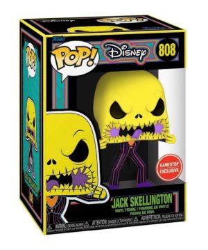 Funko POP! The Nightmare Before Christmas - Blacklight Jack Skellington (Scary) Limited Edition GameStop