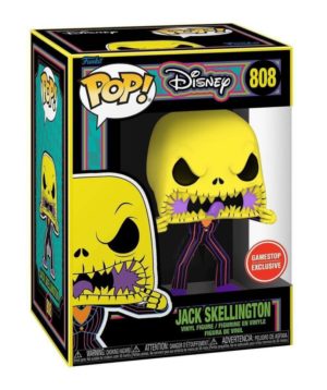 Funko POP! L'Étrange Noël de Monsieur Jack - Lumière Noire Jack Skellington (Effrayant) Edition Limitée GameStop