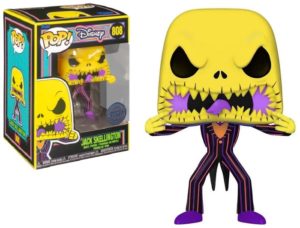 Funko POP! L'Étrange Noël de Monsieur Jack - Lumière Noire Jack Skellington (Effrayant) Edition Limitée
