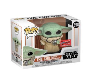 Funko POP! Star Wars The Mandalorian The Child with Pendant Limitierte Auflage Comic Con 2020