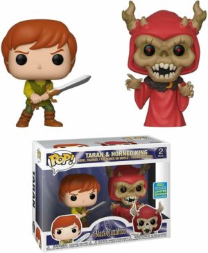 Funko POP! 2 Pack Disney The Black Cauldron Taran & Horned King Edition Limitée Summer Convention 2019