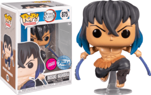 Funko POP! Animation Demon Slayer Inosuke Hashibira Edition Limitée Floquée Chase