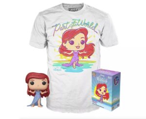 Funko POP! Disney La Petite Sirène Diamond Edition Limitée + T-Shirt Taille L