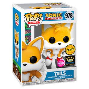 Funko POP! Games Sonic the Hedgehog Tails Flocked Limited Edition Chase