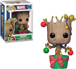 Funko POP! Marvel Groot (Christmas Lights and Ornaments)