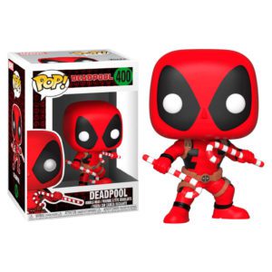 Funko POP! Marvel Holiday Deadpool (With Candy Canes)