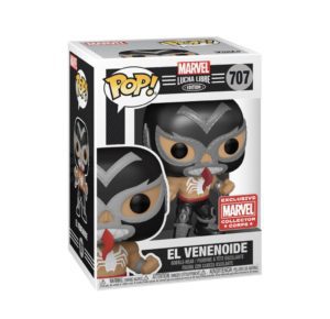 Funko POP! Marvel Lucha Libre Edition Venom El Venenoide Metallisch Limitierte Auflage Collector Corps