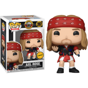 Funko POP! Rocks Guns N' Roses Axl Rose (1980's) Limited Edition Chase + Acrylic Box