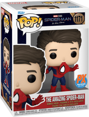 Funko POP! Spider-Man No Way Home The Amazing Spider-Man (Unmasked) Limitierte Auflage PX Previews
