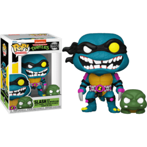 Funko POP! Television Teenage Mutant Ninja Turtles Slash with Pre-Mutated Slash
