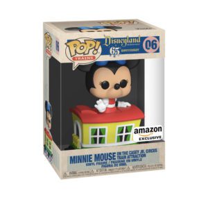 Funko POP! Trains Disneyland 65th Anniversary Minnie Mouse on the Casey Jr. Circus Train Attraction Limited Edition Amazon