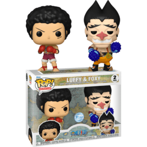 Funko POP! 2-Pack Animation One Piece Luffy & Foxy Limitierte Auflage