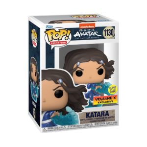 Funko POP! Avatar, le Dernier Maître de l'Air - Katara Métallique Edition Limitée Phosphorescente Volcano X