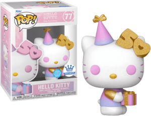 Funko POP! Hello Kitty 50th Anniversary Diamond Hello Kitty with Present Limited Edition