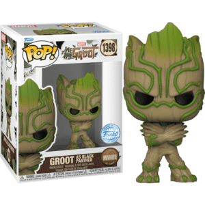 Funko POP! Marvel 85th Anniversary We are Groot - Groot as Black Panther Limited Edition