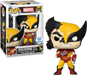 Funko POP! Marvel X-Men Wolverine (Battle Damage) Edition Limitée