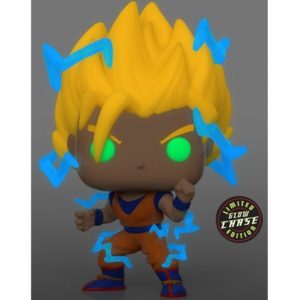 Funko POP! Animation Dragon Ball Z Super Saiyan Goku with Energy Glow in the Dark Limited Edition Chase PX Previews