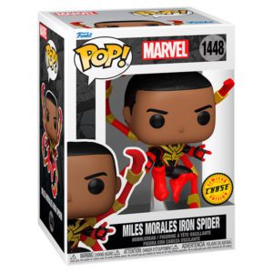 Funko POP! Marvel Miles Morales Iron Spider Limited Edition Chase + Boîte Acrylique