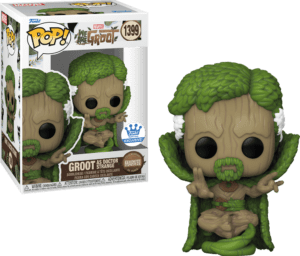 Funko POP! Movies Marvel We are Groot Groot as Doctor Strange Edition Limitée