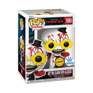 Funko POP! Movies Terrifier - Art The Clown (With Glasses/Bloody) Limited Edition Chase + Acrylic Box