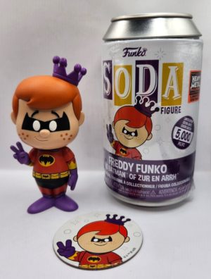 Funko Soda Freddy Funko as Batman of Zur en Arrh Limitierte Auflage Heavy Metal Halloween 2023 - 5000 Stück