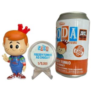 Funko Soda Freddy Funko as Chucky Limited Edition Heavy Metal Halloween 2023 - 5000 Pieces