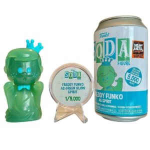 Funko Soda Freddy Funko as Spirit Glow in the Dark Limited Edition Heavy Metal Halloween 2023 - 5000 Pieces