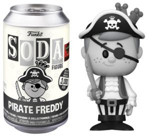 Funko Soda Pirate Freddy (Black & White) Limitierte Auflage Funtastic Voyage - 3000 Stück